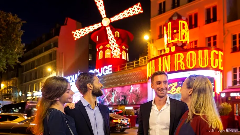 Soirée combo dîner Tour Eiffel et billets Moulin Rouge à Paris