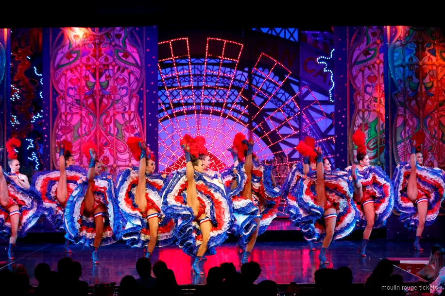 Moulin Rouge show-billetter kombineret med en sejltur på Seinen i Paris